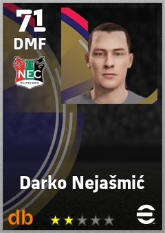 Darko Nejašmić — DMF, OVR 71, MAX 71