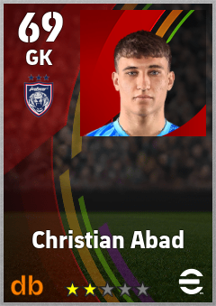 Christian Abad — GK, OVR 69, MAX 69