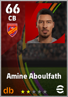 Amine Aboulfath — CB, OVR 66, MAX 66