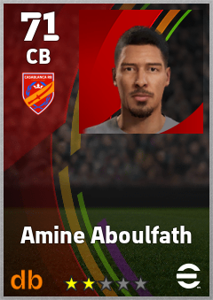 Amine Aboulfath — CB, OVR 71, MAX 71