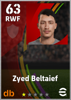 Zyed Beltaief eFootball player card