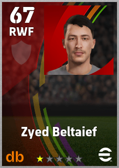 Zyed Beltaief — RWF, OVR 67, MAX 67