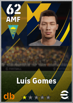 Luís Gomes — AMF, OVR 62, MAX 62