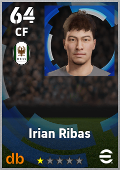 Irian Ribas — CF, OVR 64, MAX 64