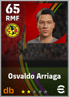 Osvaldo Arriaga — RMF, OVR 65, MAX 65