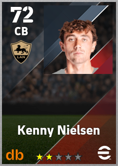 Kenny Nielsen — CB, OVR 72, MAX 72