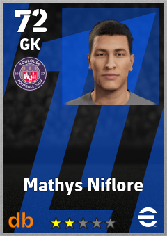 Mathys Niflore — GK, OVR 72, MAX 72