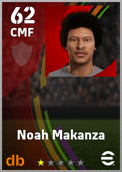Noah Makanza — CMF, OVR 62, MAX 62