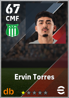 Ervin Torres — CMF, OVR 67, MAX 67