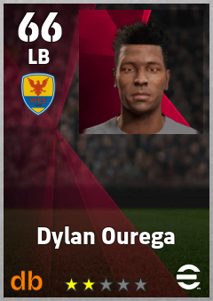 Dylan Ourega — LB, OVR 66, MAX 66