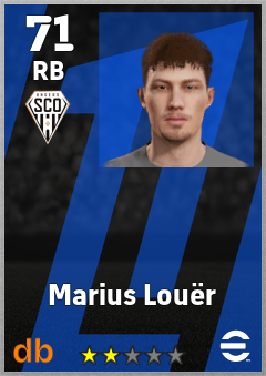 Marius Louër — RB, OVR 71, MAX 71