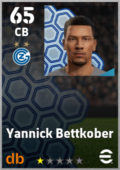 Yannick Bettkober eFootball player card