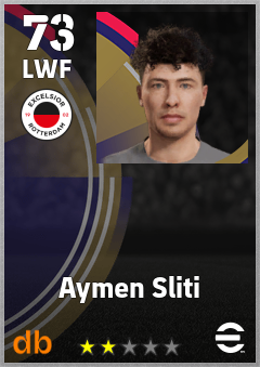 Aymen Sliti — LWF, OVR 73, MAX 73