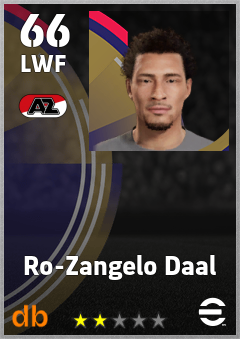 Ro-Zangelo Daal — LWF, OVR 66, MAX 66
