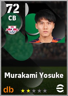 Murakami Yosuke — CB, OVR 72, MAX 72