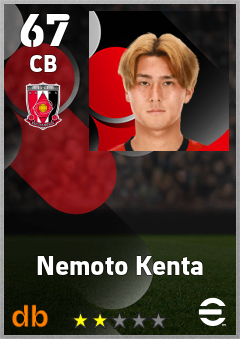 Nemoto Kenta eFootball player card
