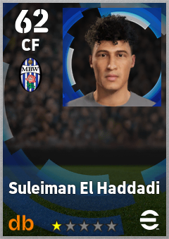 Suleiman El Haddadi — CF, OVR 62, MAX 62