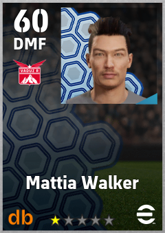 Mattia Walker eFootball player card