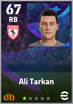 Ali Tarkan — RB, OVR 67, MAX 67