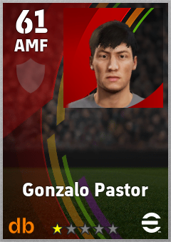 Gonzalo Pastor — AMF, OVR 61, MAX 61