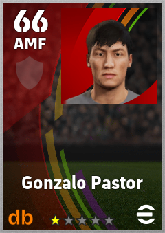 Gonzalo Pastor — AMF, OVR 66, MAX 66