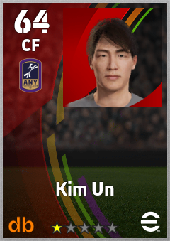 Kim Un — CF, OVR 64, MAX 64