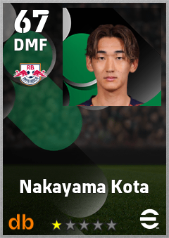 Nakayama Kota — DMF, OVR 67, MAX 67