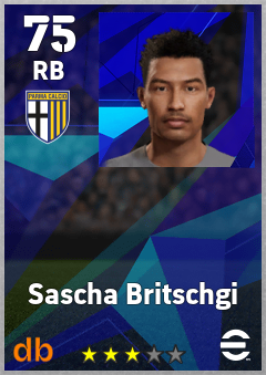 Sascha Britschgi — RB, OVR 75, MAX 75