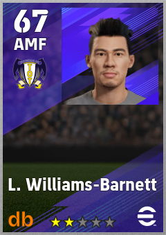 L. Williams-Barnett eFootball player card