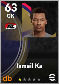 Ismail Ka — GK, OVR 63, MAX 63