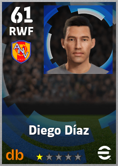 Diego Díaz — RWF, OVR 61, MAX 61