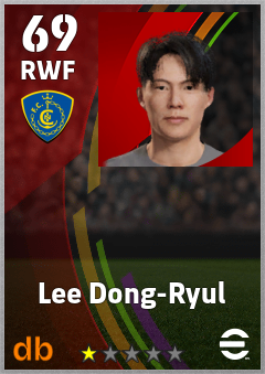 Lee Dong-Ryul — RWF, OVR 69, MAX 69