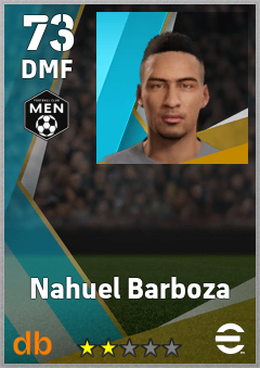 Nahuel Barboza — DMF, OVR 73, MAX 73
