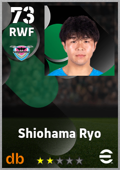 Shiohama Ryo — RWF, OVR 73, MAX 73