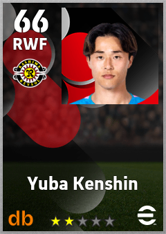 Yuba Kenshin eFootball player card
