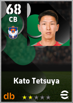 Kato Tetsuya — CB, OVR 68, MAX 68