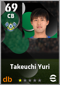 Takeuchi Yuri — CB, OVR 69, MAX 69