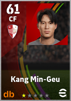 Kang Min-Geu — CF, OVR 61, MAX 61