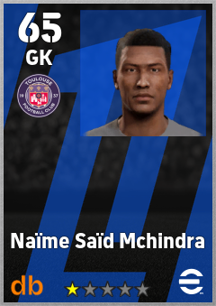 Naïme Saïd Mchindra — GK, OVR 65, MAX 65
