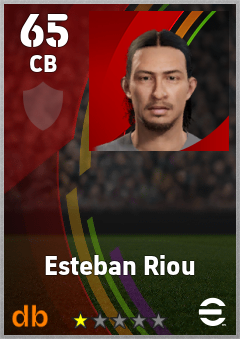 Esteban Riou — CB, OVR 65, MAX 65