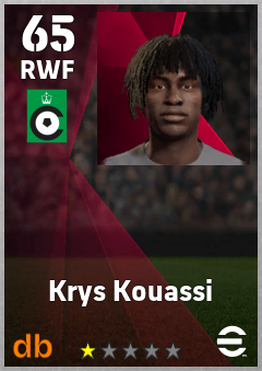 Krys Kouassi eFootball player card