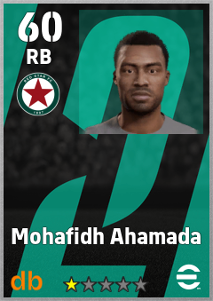Mohafidh Ahamada — RB, OVR 60, MAX 60