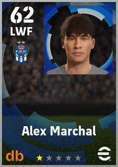 Alex Marchal — LWF, OVR 62, MAX 62