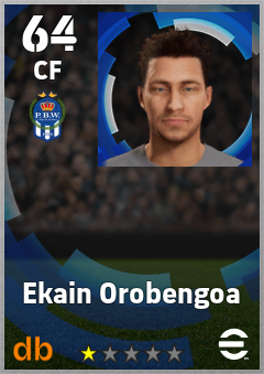 Ekain Orobengoa — CF, OVR 64, MAX 64