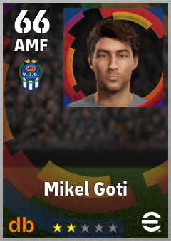 Mikel Goti eFootball player card