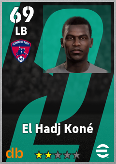 El Hadj Koné — LB, OVR 69, MAX 69
