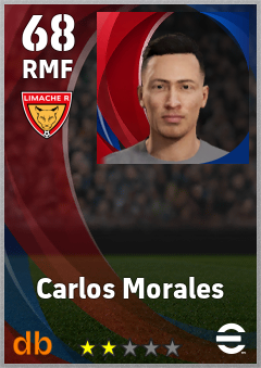 Carlos Morales — RMF, OVR 68, MAX 68