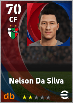 Nelson Da Silva — CF, OVR 70, MAX 70