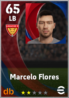 Marcelo Flores — LB, OVR 65, MAX 65