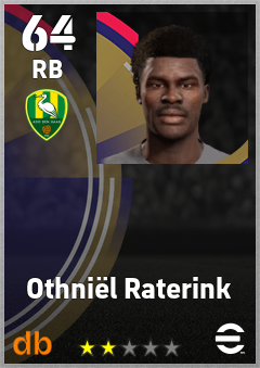 Othniël Raterink eFootball player card